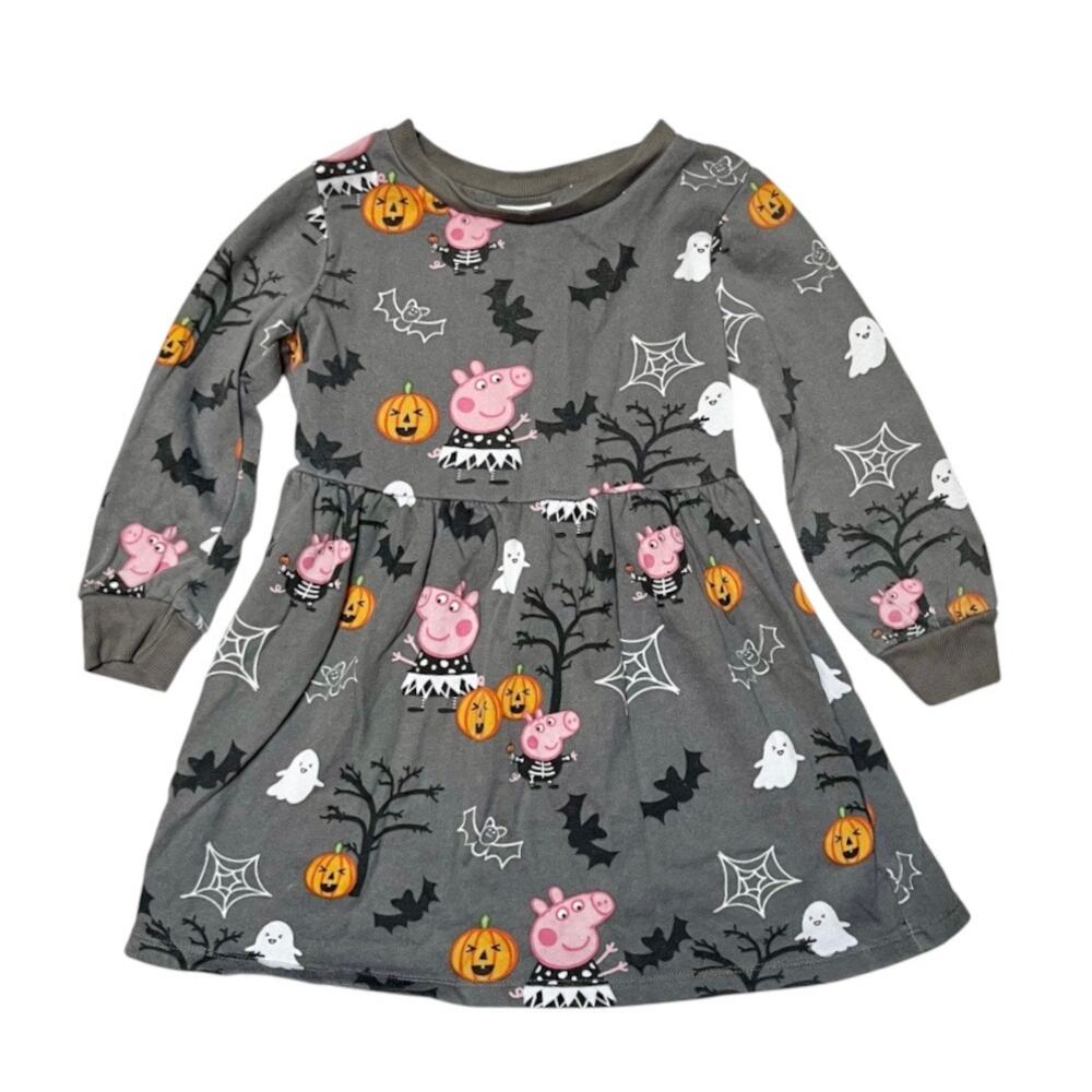 George Peppa Pig Halloween Jumper Dress Size 3/4